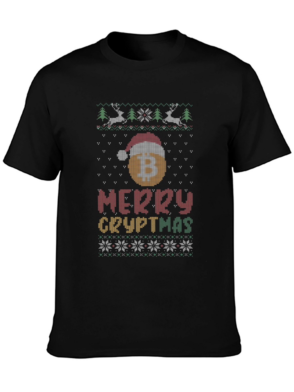 Merry Cryptmas Bitcoin Holiday T-Shirt