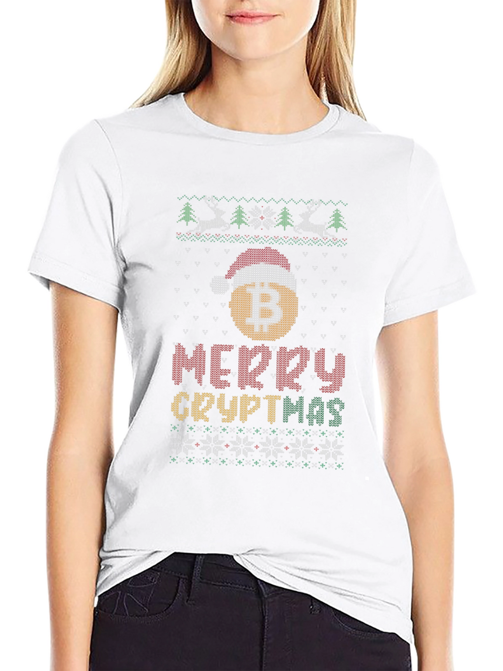 Merry Cryptmas Bitcoin Holiday T-Shirt