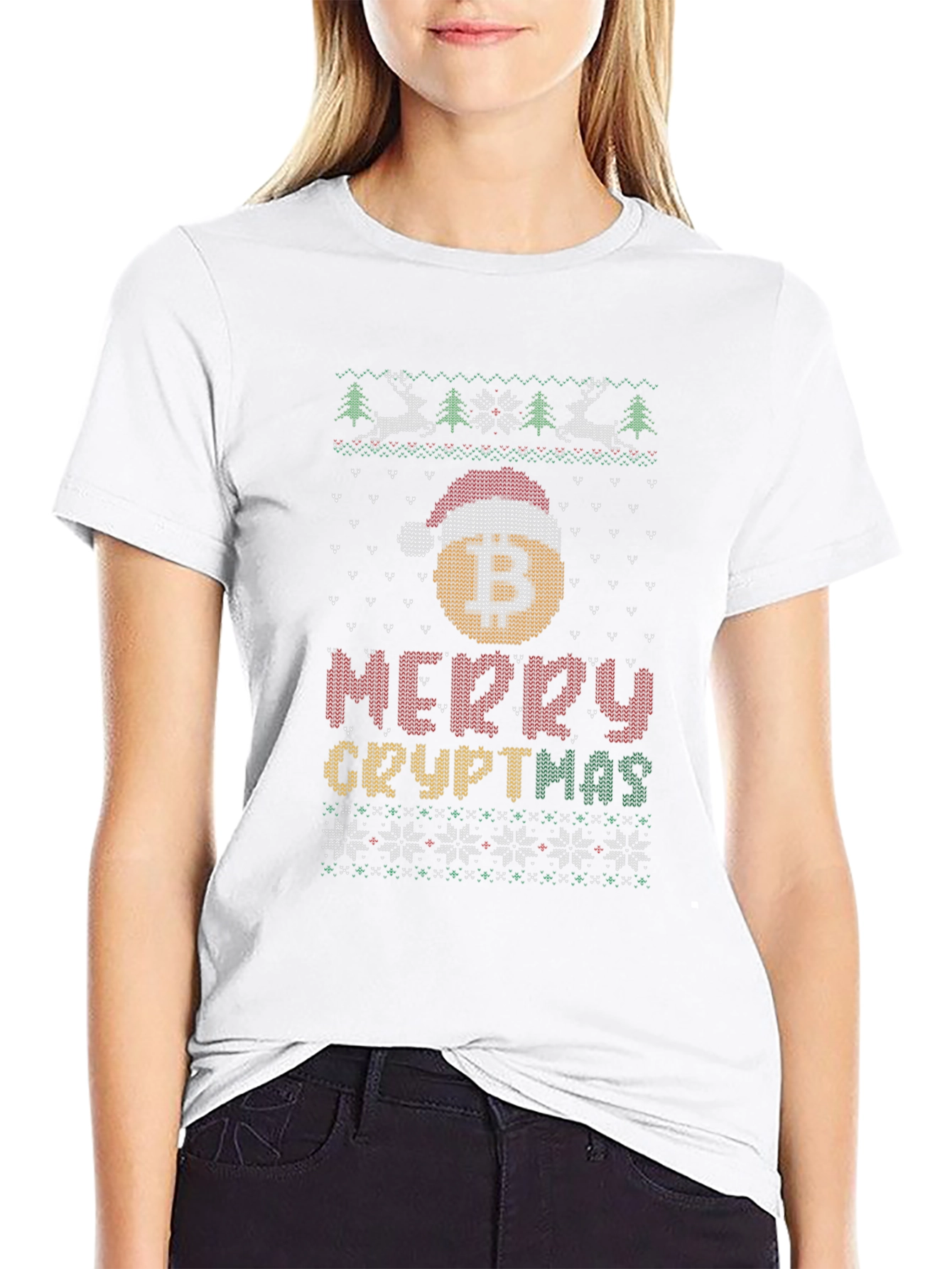 Merry Cryptmas Bitcoin Holiday T-Shirt