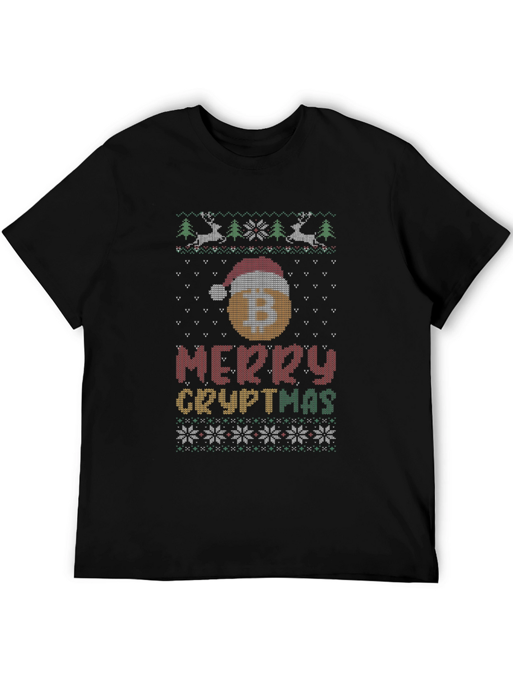 Merry Cryptmas Bitcoin Holiday T-Shirt