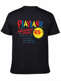 Playland Amusement Park Black T-Shirt