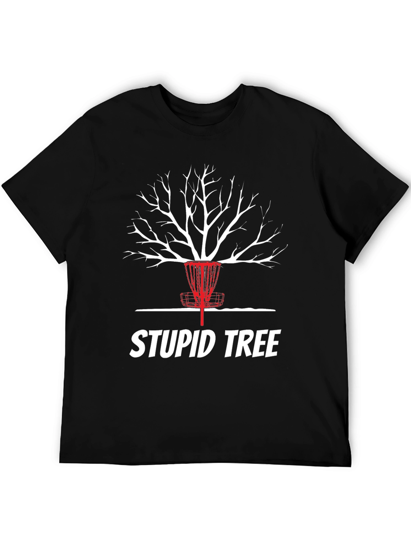Stupid Tree Disc Golf T-Shirt - Funny Disc Golf Tee