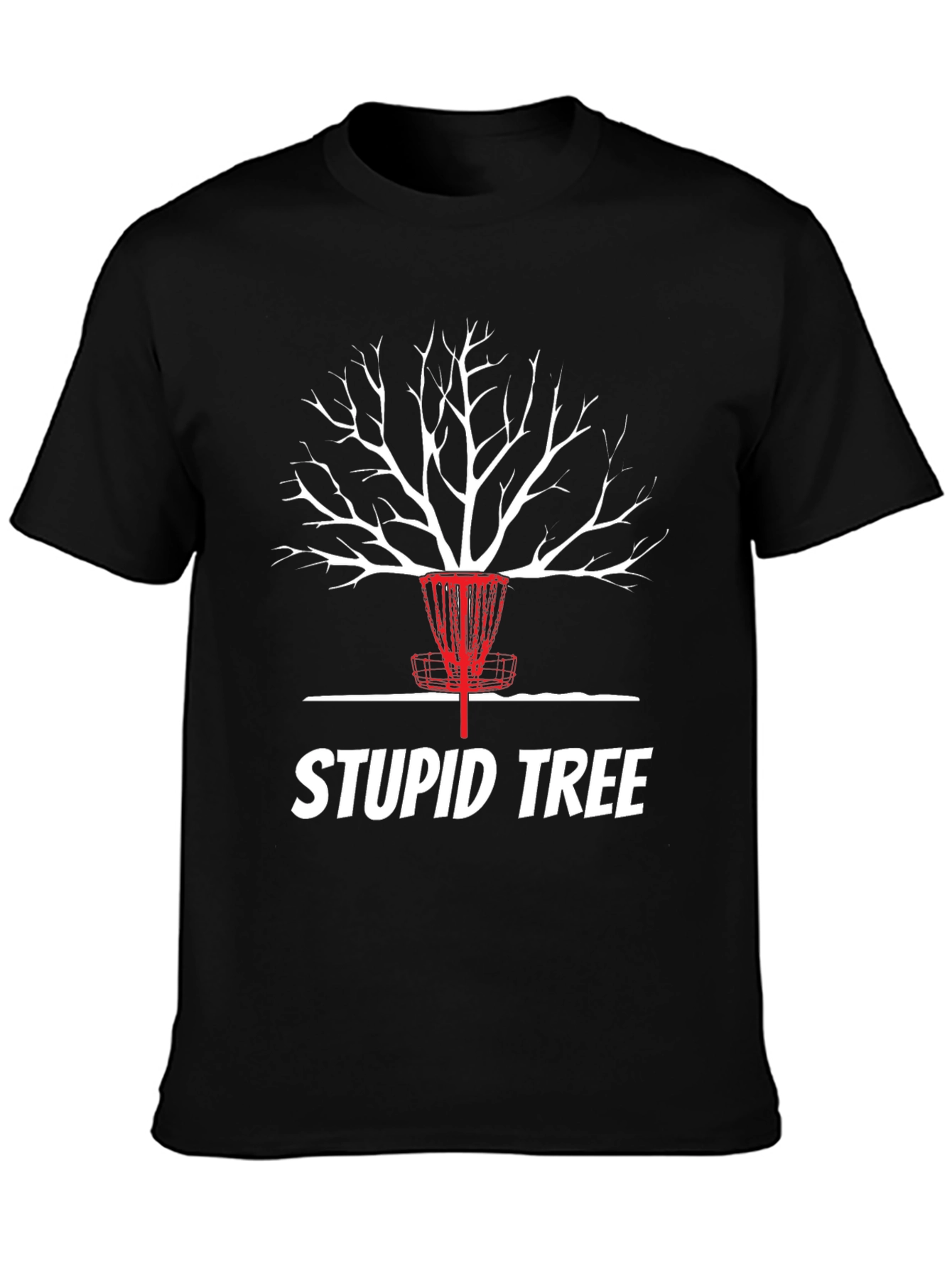 Stupid Tree Disc Golf T-Shirt - Funny Disc Golf Tee