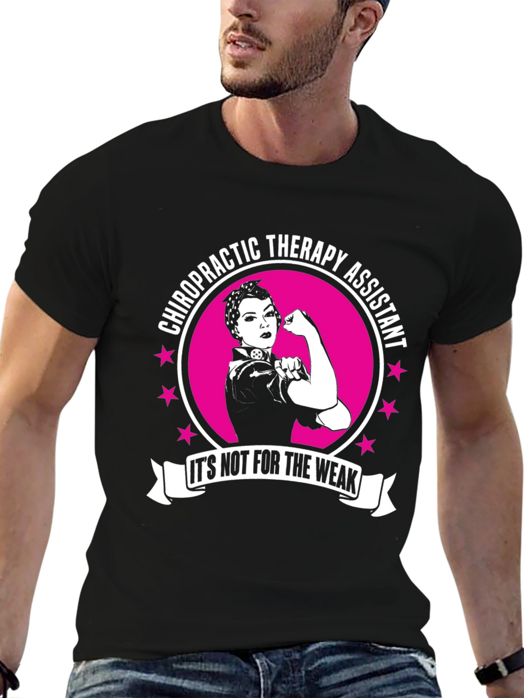 Chiropractic Therapy Assistant T-Shirt - Strong Women