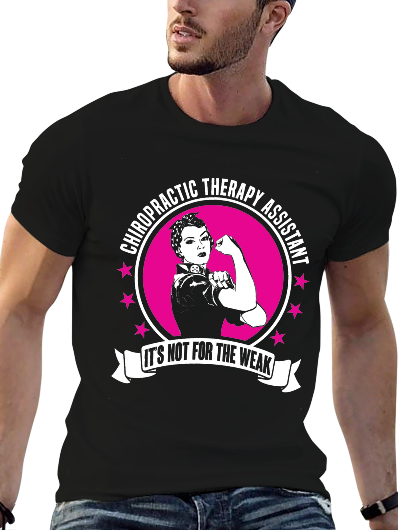 Chiropractic Therapy Assistant T-Shirt - Strong Women