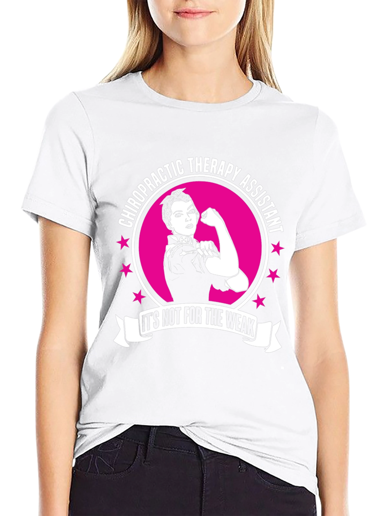 Chiropractic Therapy Assistant T-Shirt - Strong Women