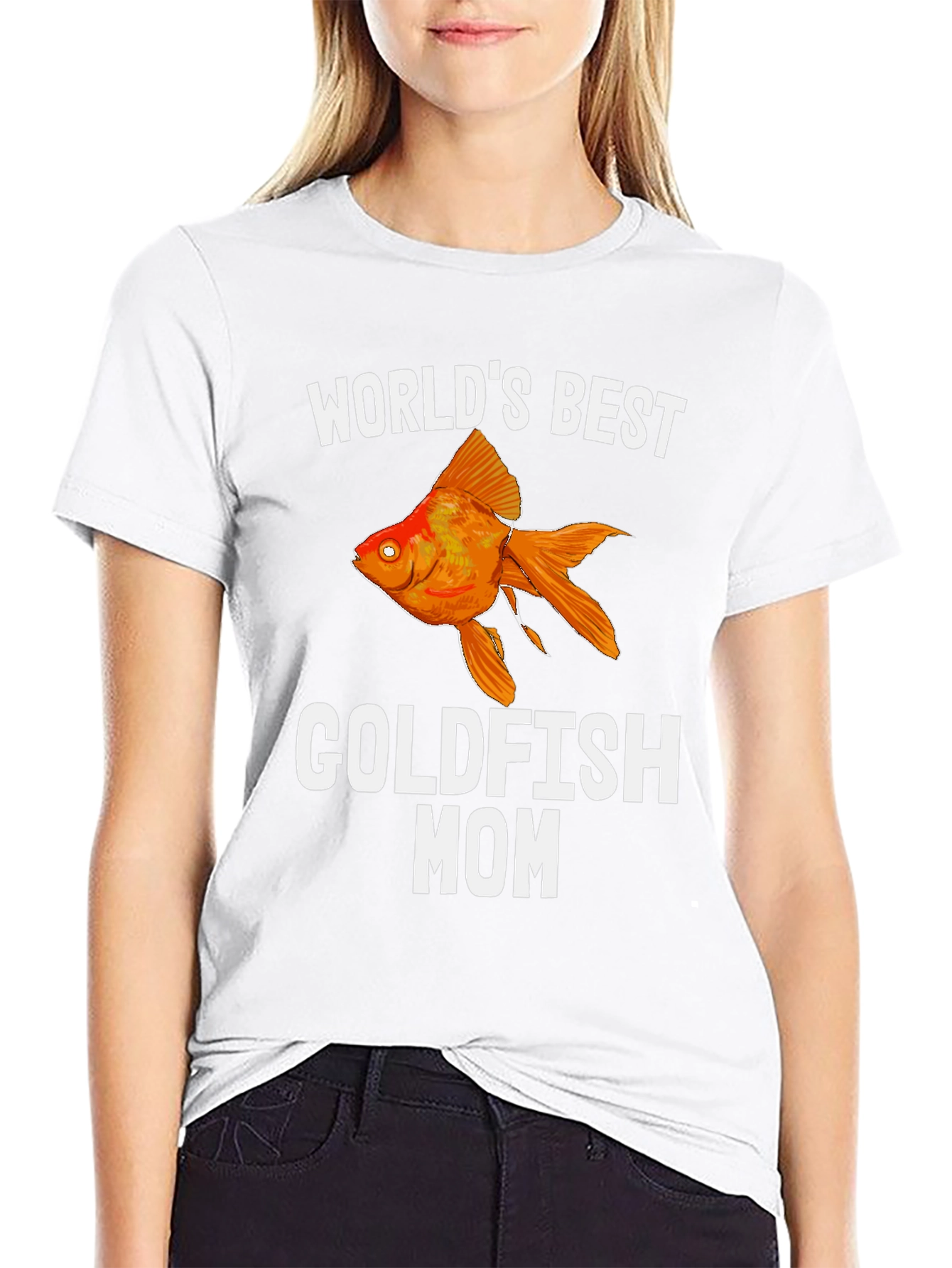 Worlds Best Goldfish Mom T-Shirt