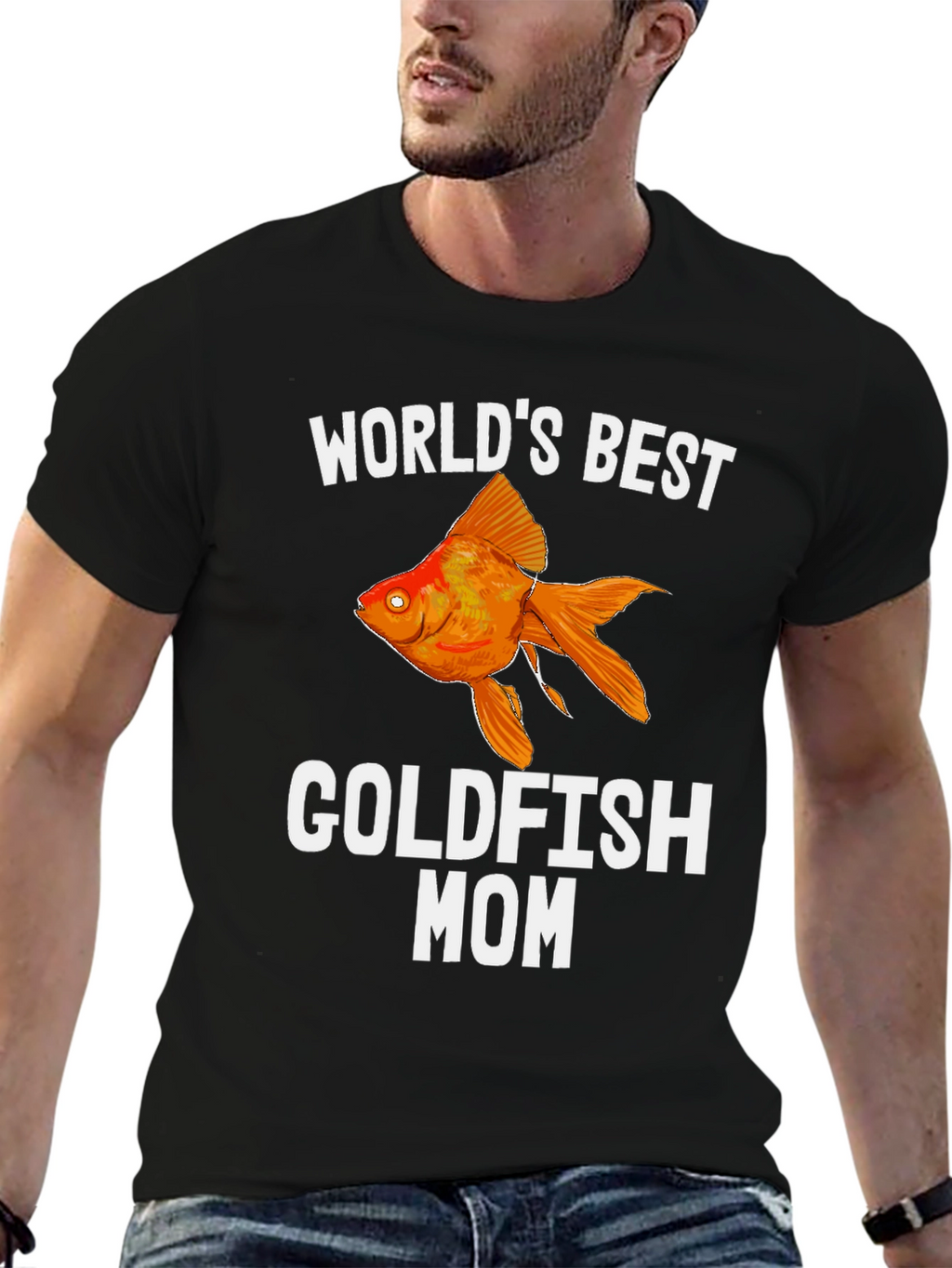 Worlds Best Goldfish Mom T-Shirt