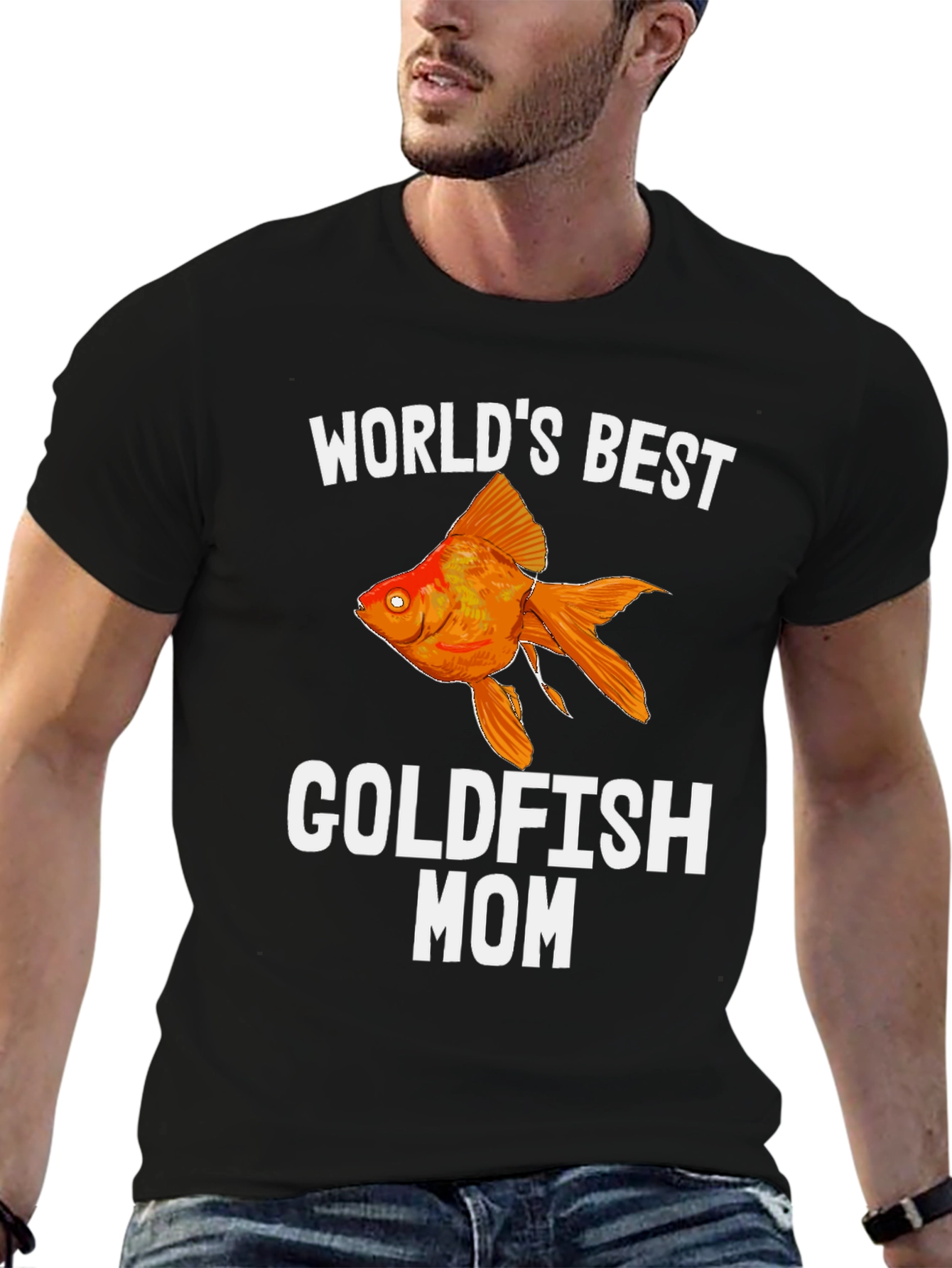 Worlds Best Goldfish Mom T-Shirt