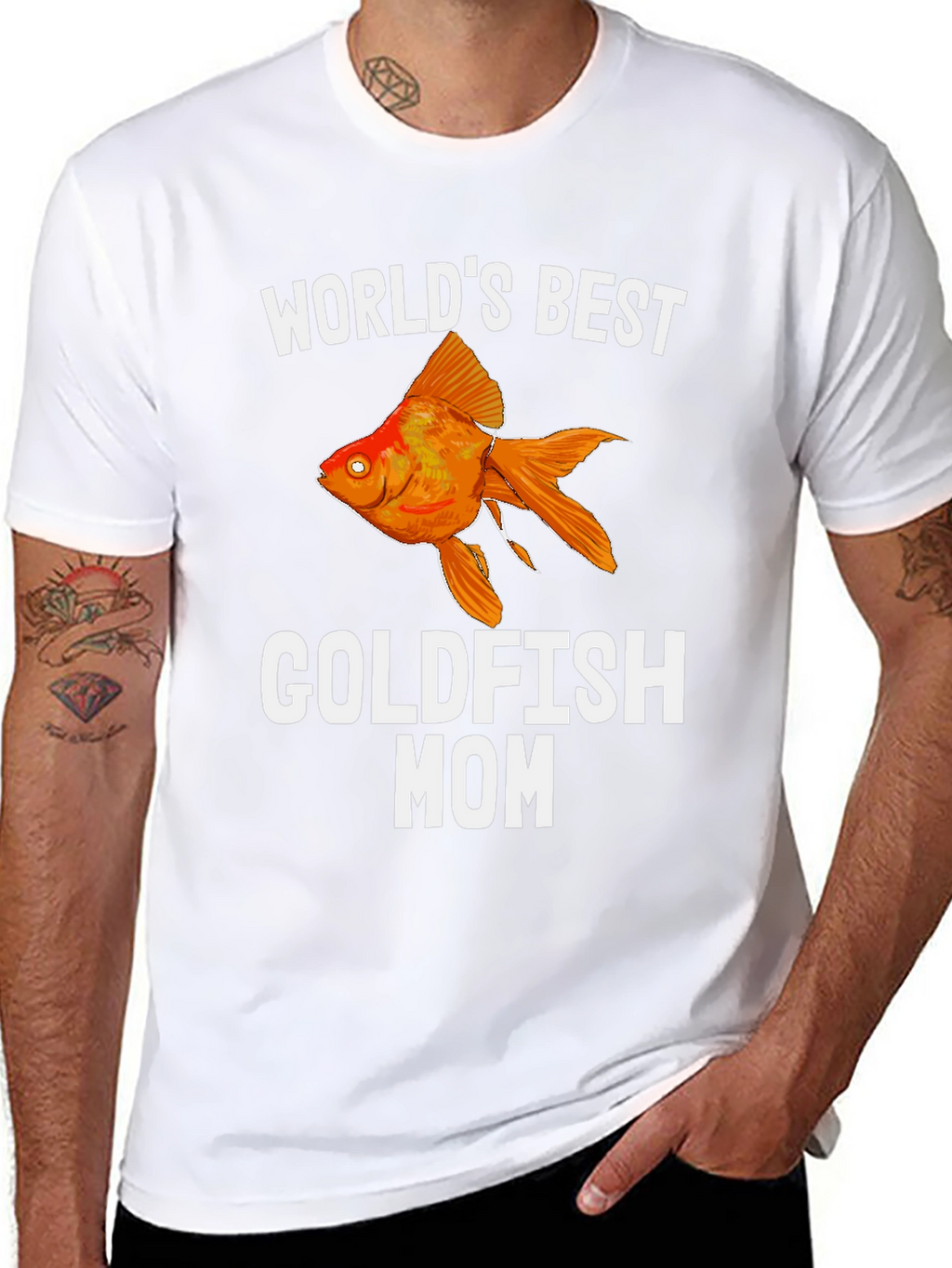 Worlds Best Goldfish Mom T-Shirt