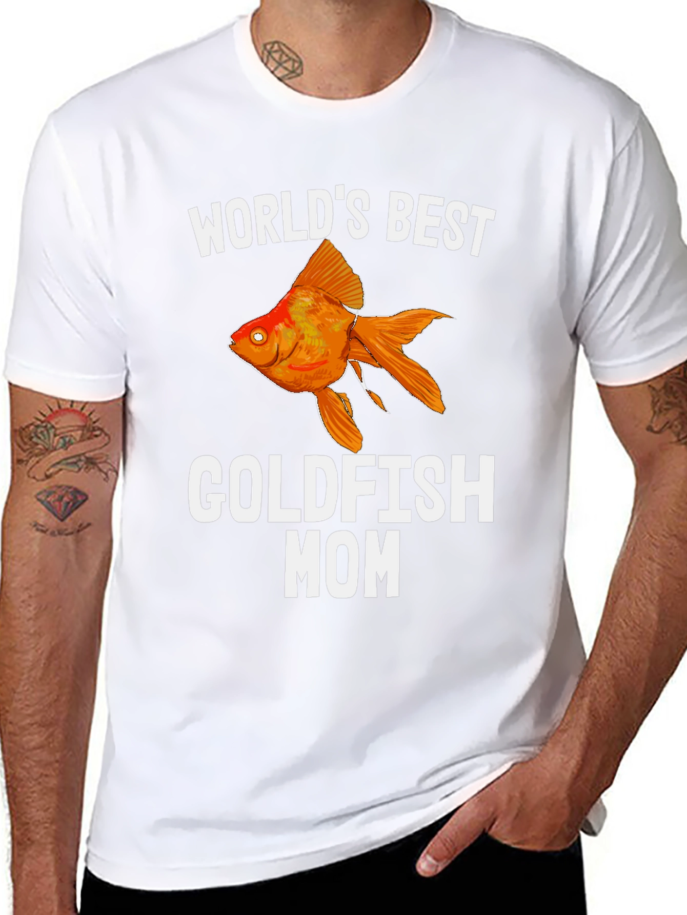 Worlds Best Goldfish Mom T-Shirt