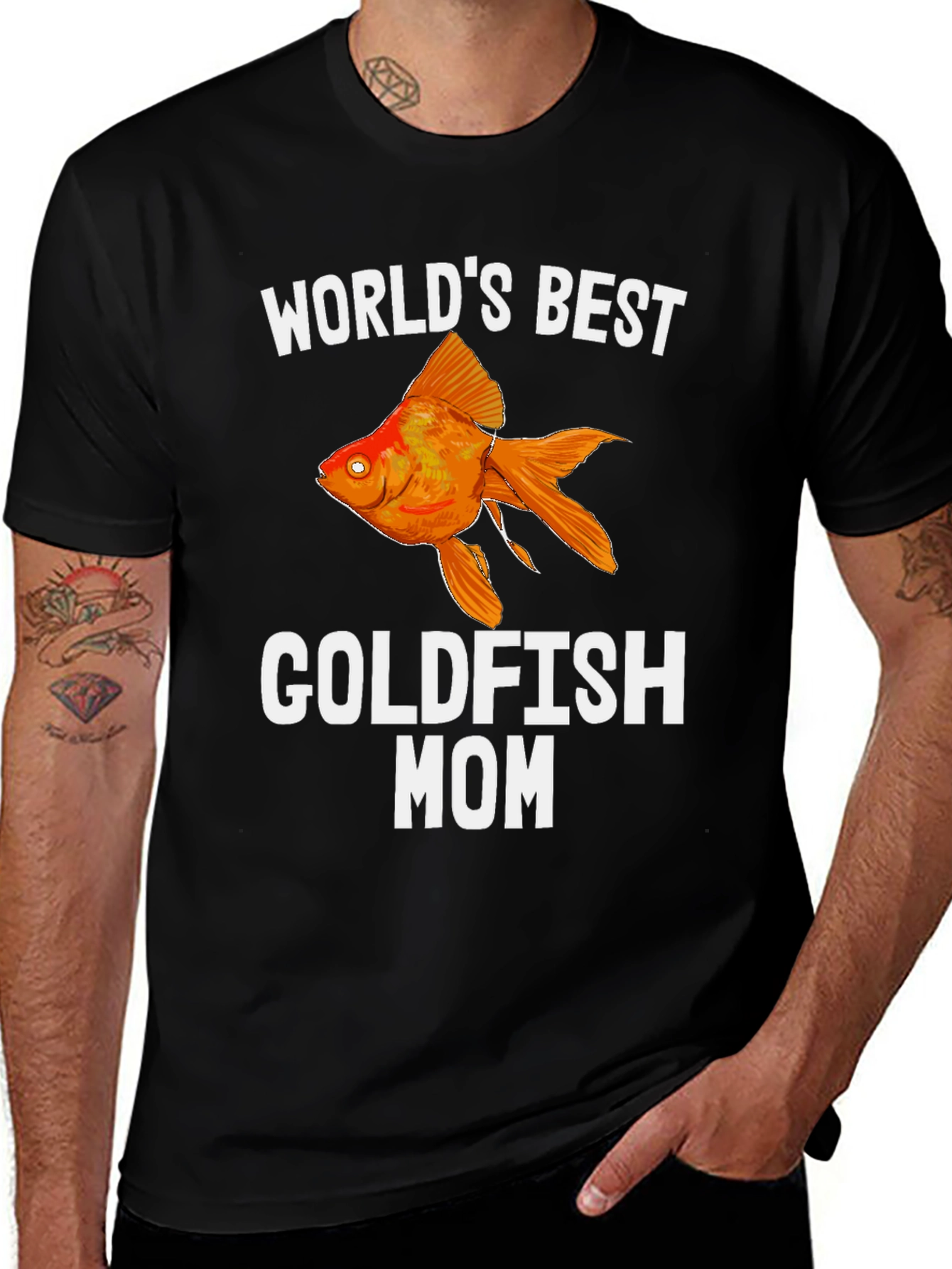 Worlds Best Goldfish Mom T-Shirt