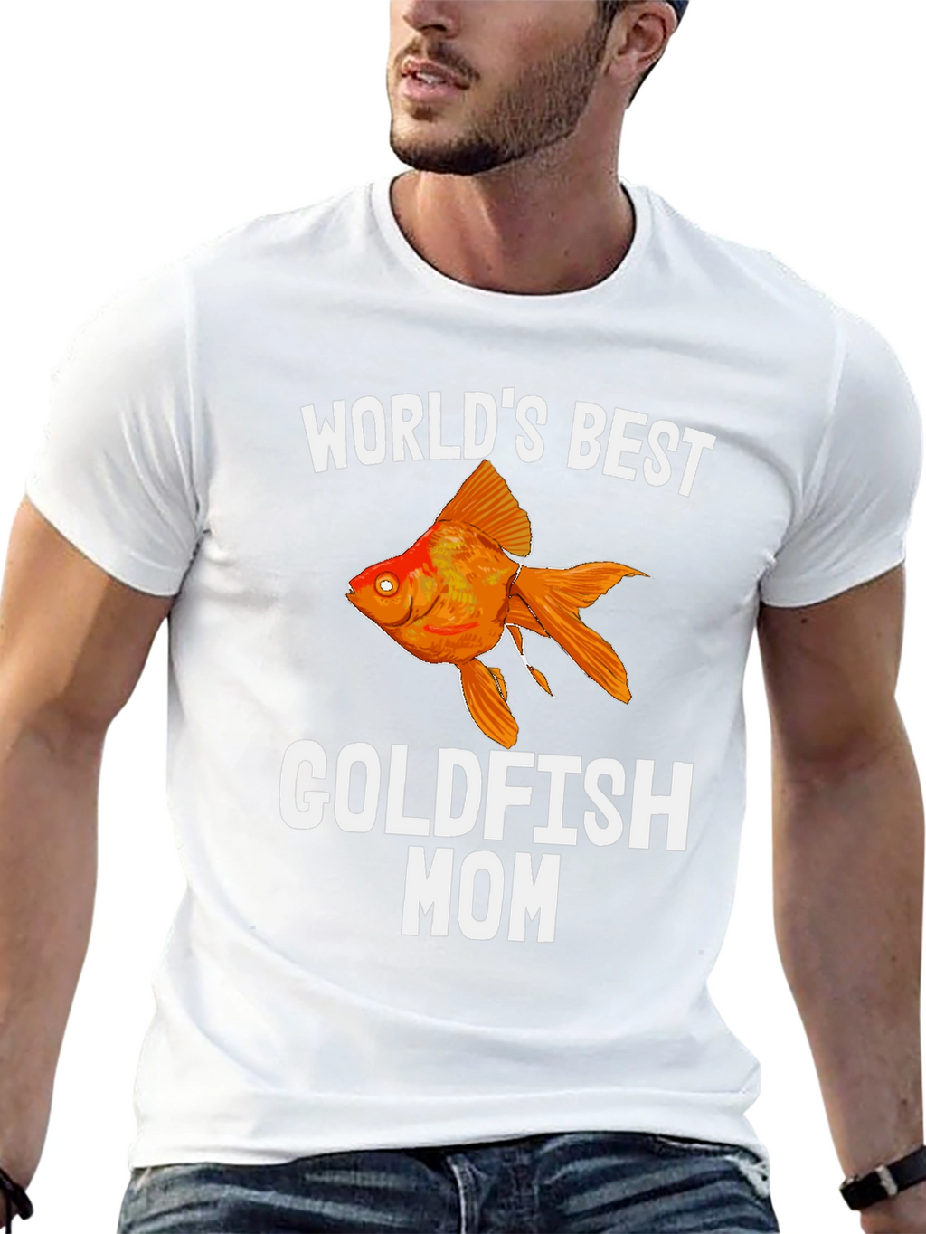 Worlds Best Goldfish Mom T-Shirt
