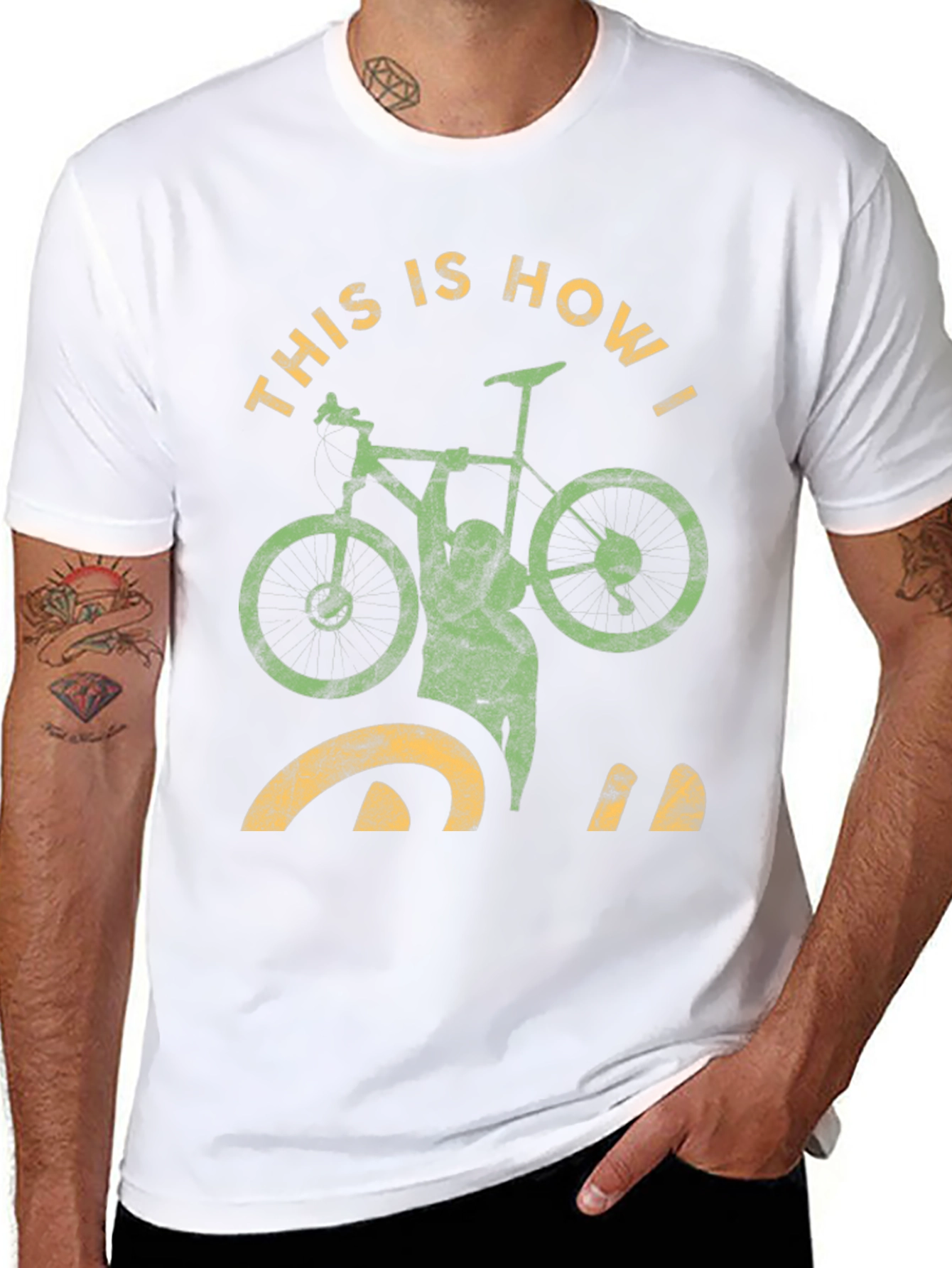This is How I Roll T-Shirt - Mountain Bike Graphic Tee