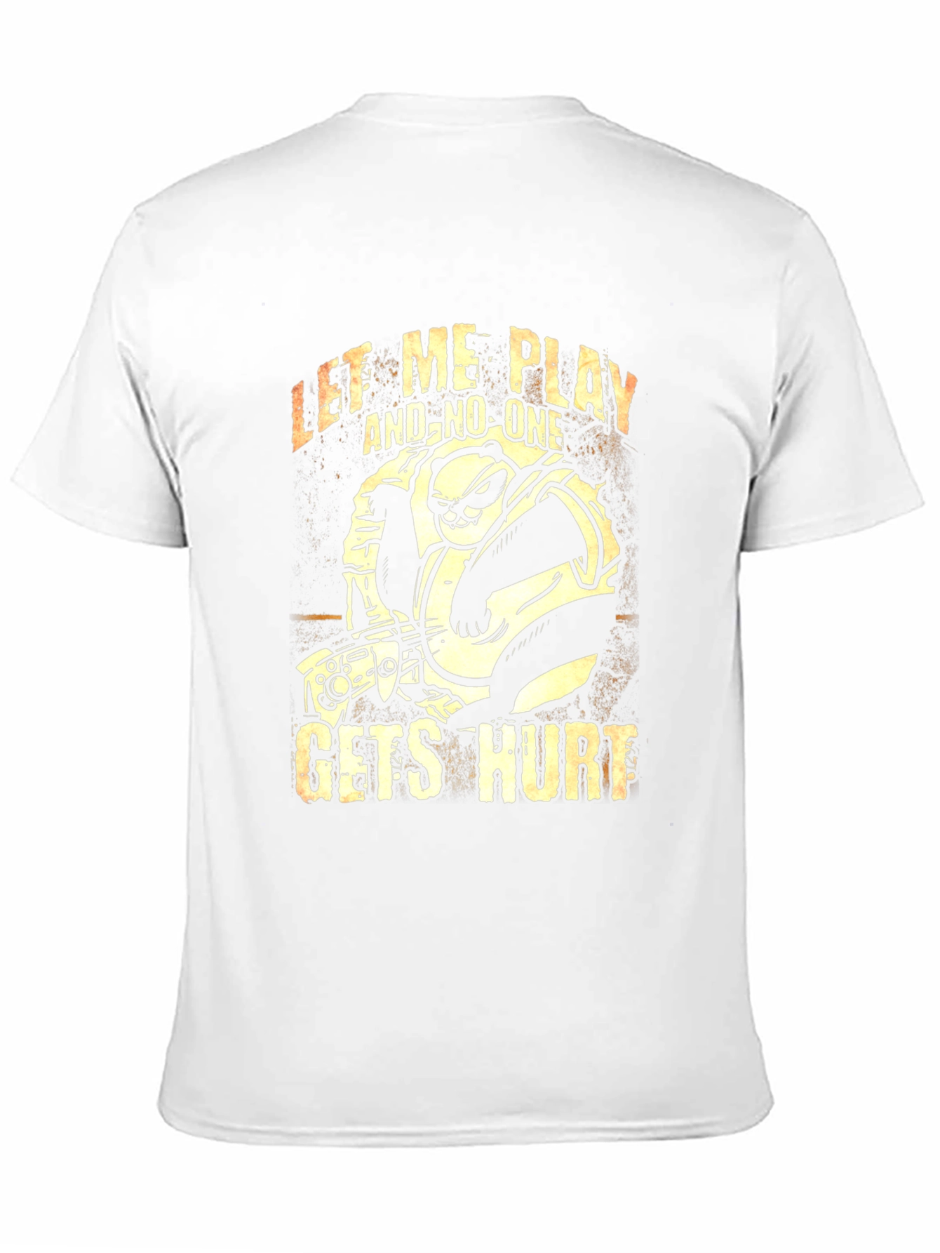 Gamer Panda Graphic T-Shirt - Let Me Play Design