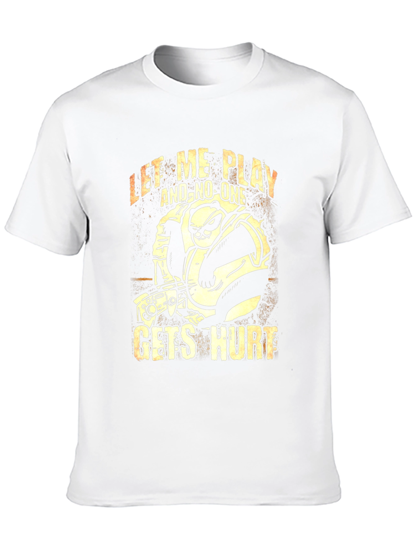 Gamer Panda Graphic T-Shirt - Let Me Play Design