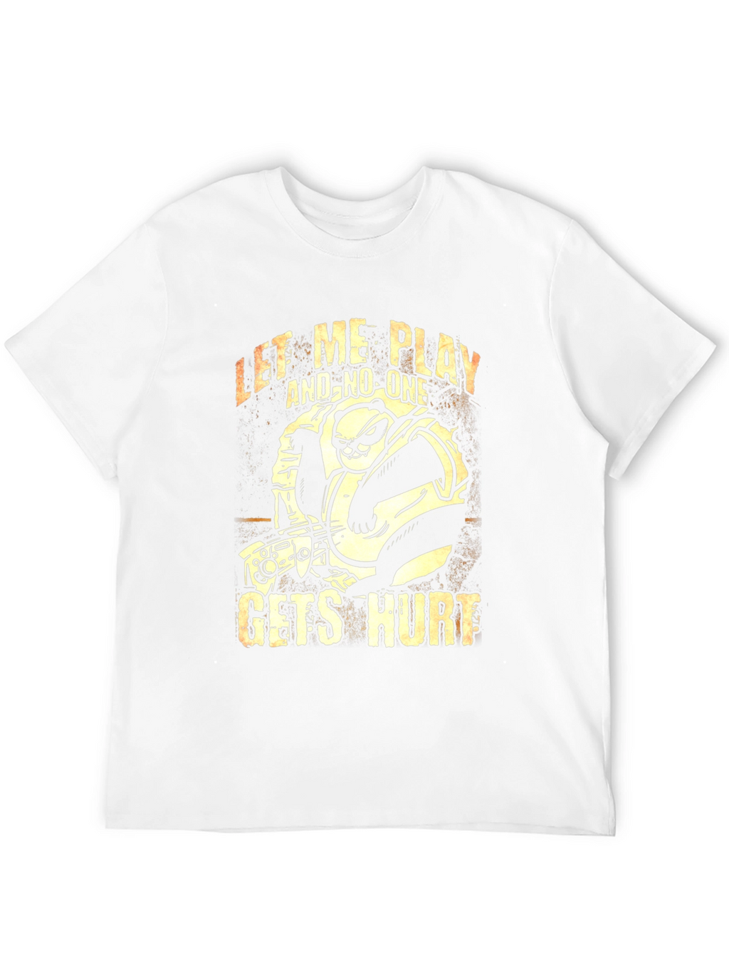 Gamer Panda Graphic T-Shirt - Let Me Play Design