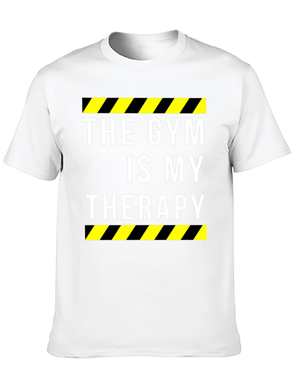 Gym Therapy Black Graphic T-Shirt for Men