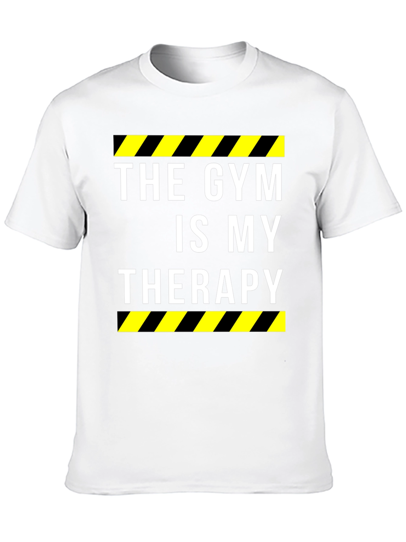 Gym Therapy Black Graphic T-Shirt for Men