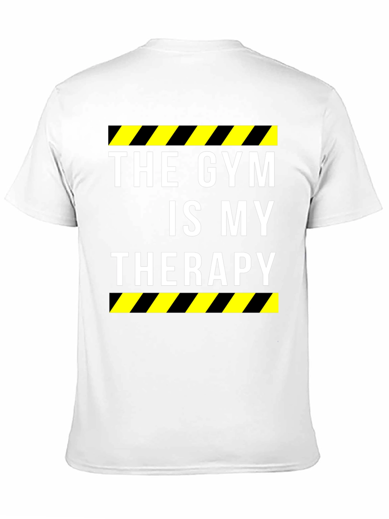 Gym Therapy Black Graphic T-Shirt for Men