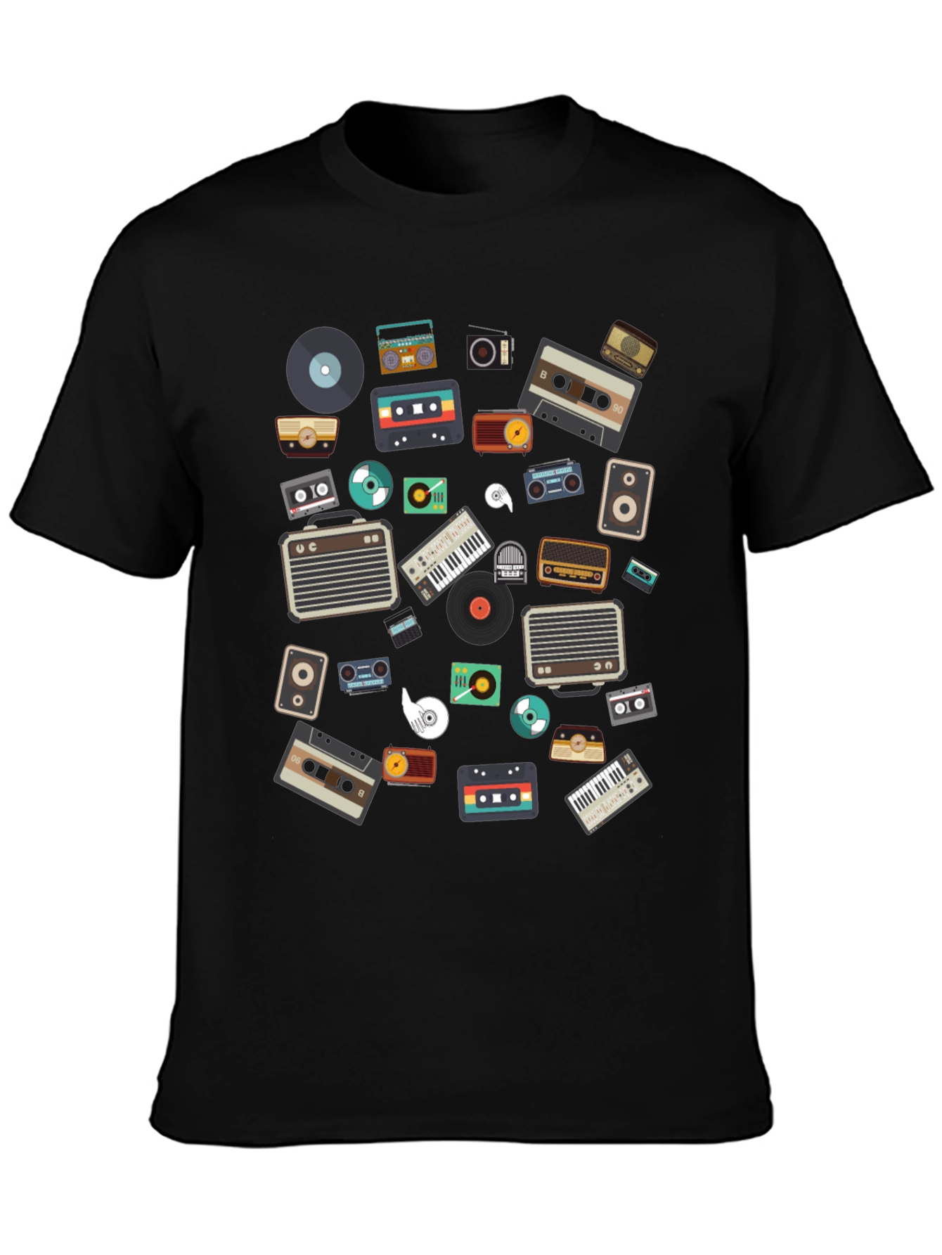 Retro Music Graphic T-Shirt - Vintage Style Tee