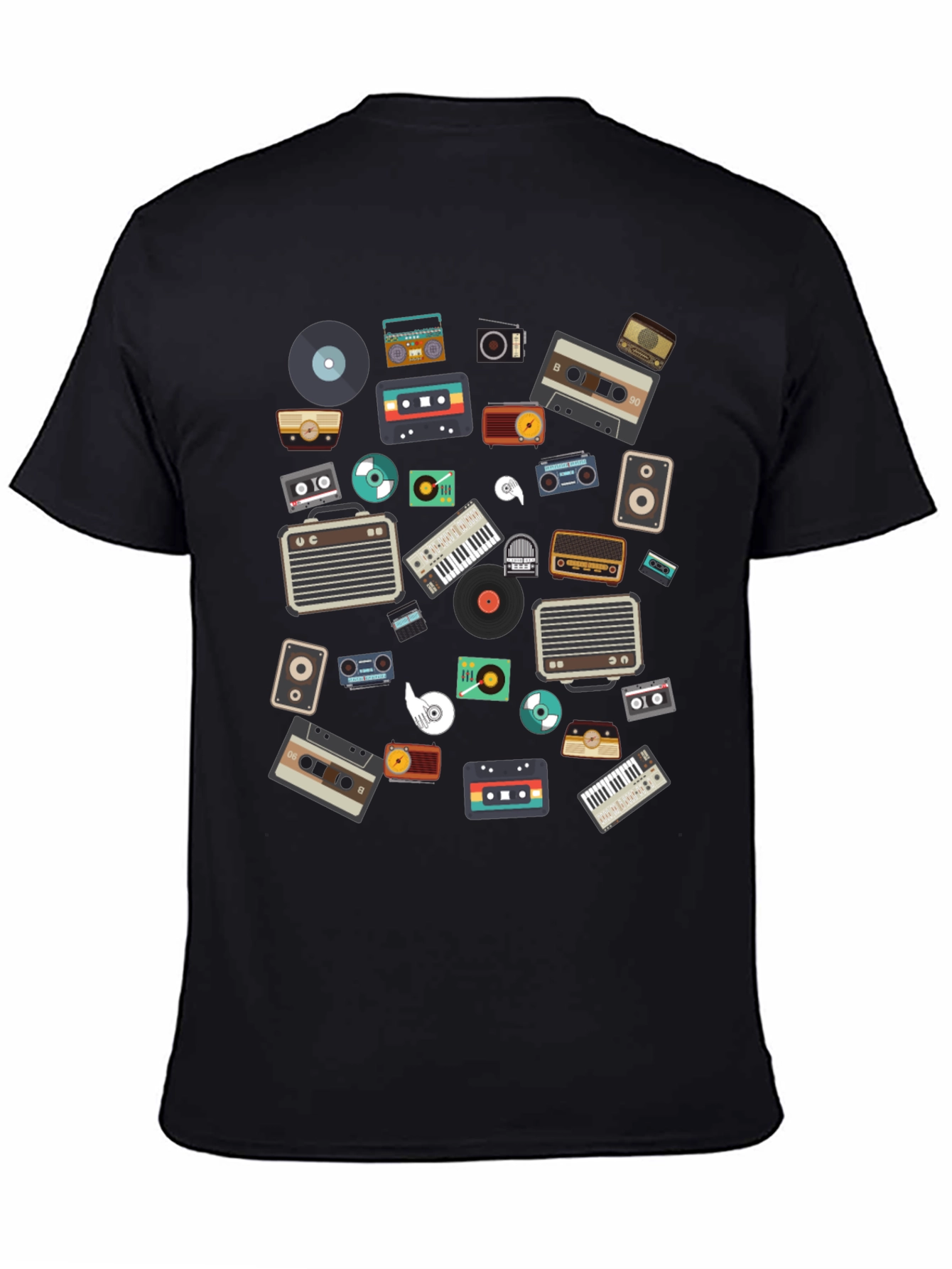 Retro Music Graphic T-Shirt - Vintage Style Tee