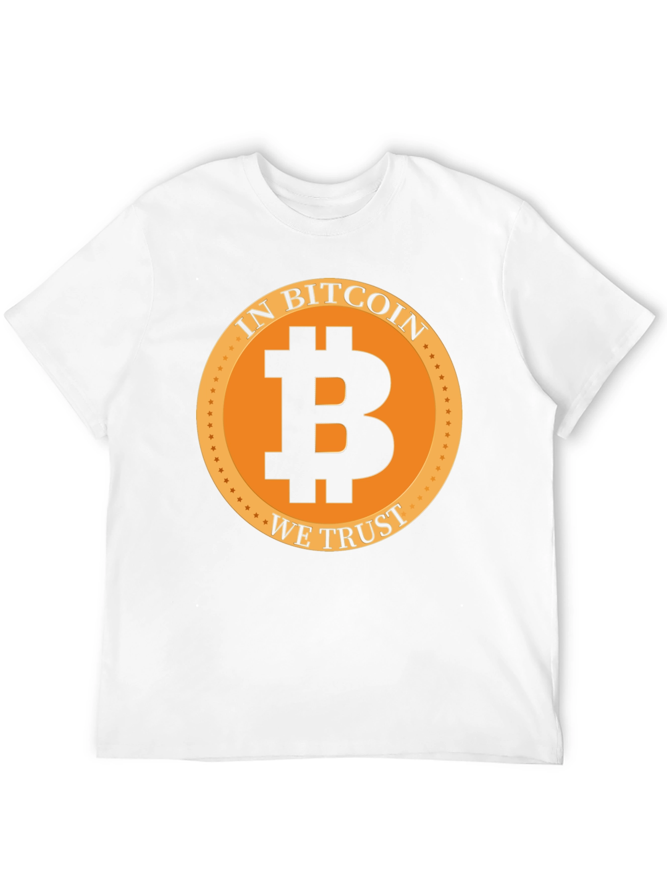 In Bitcoin We Trust Black Graphic Tee