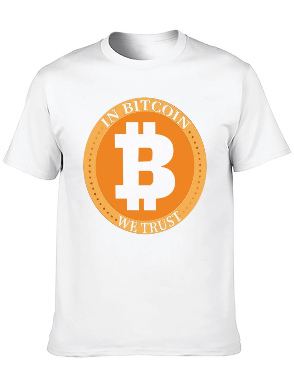 In Bitcoin We Trust Black Graphic Tee