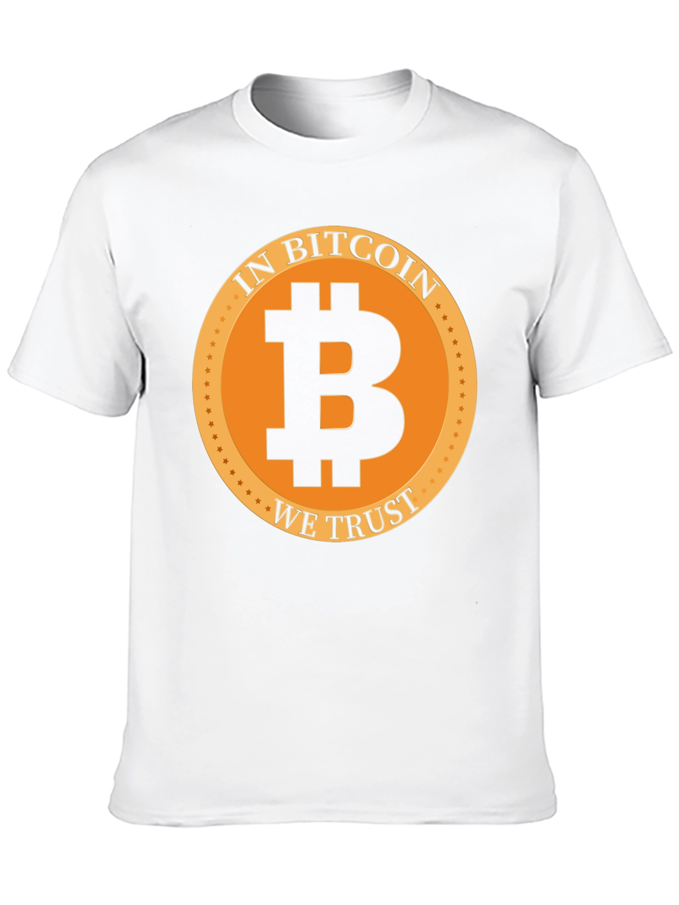 In Bitcoin We Trust Black Graphic Tee