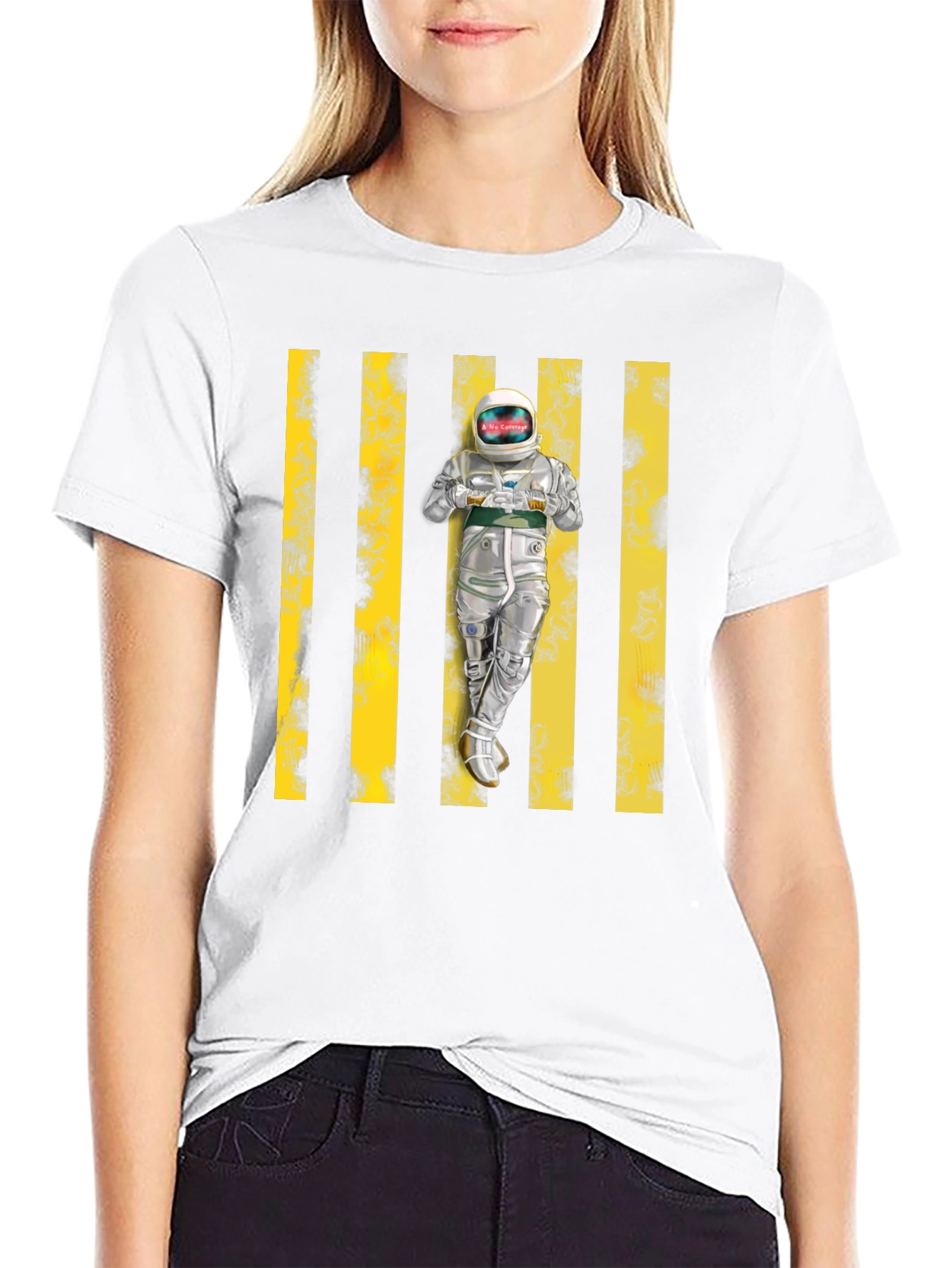 Astronaut Graphic T-Shirt - Unique Space Design