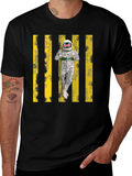 Astronaut Graphic T-Shirt - Unique Space Design