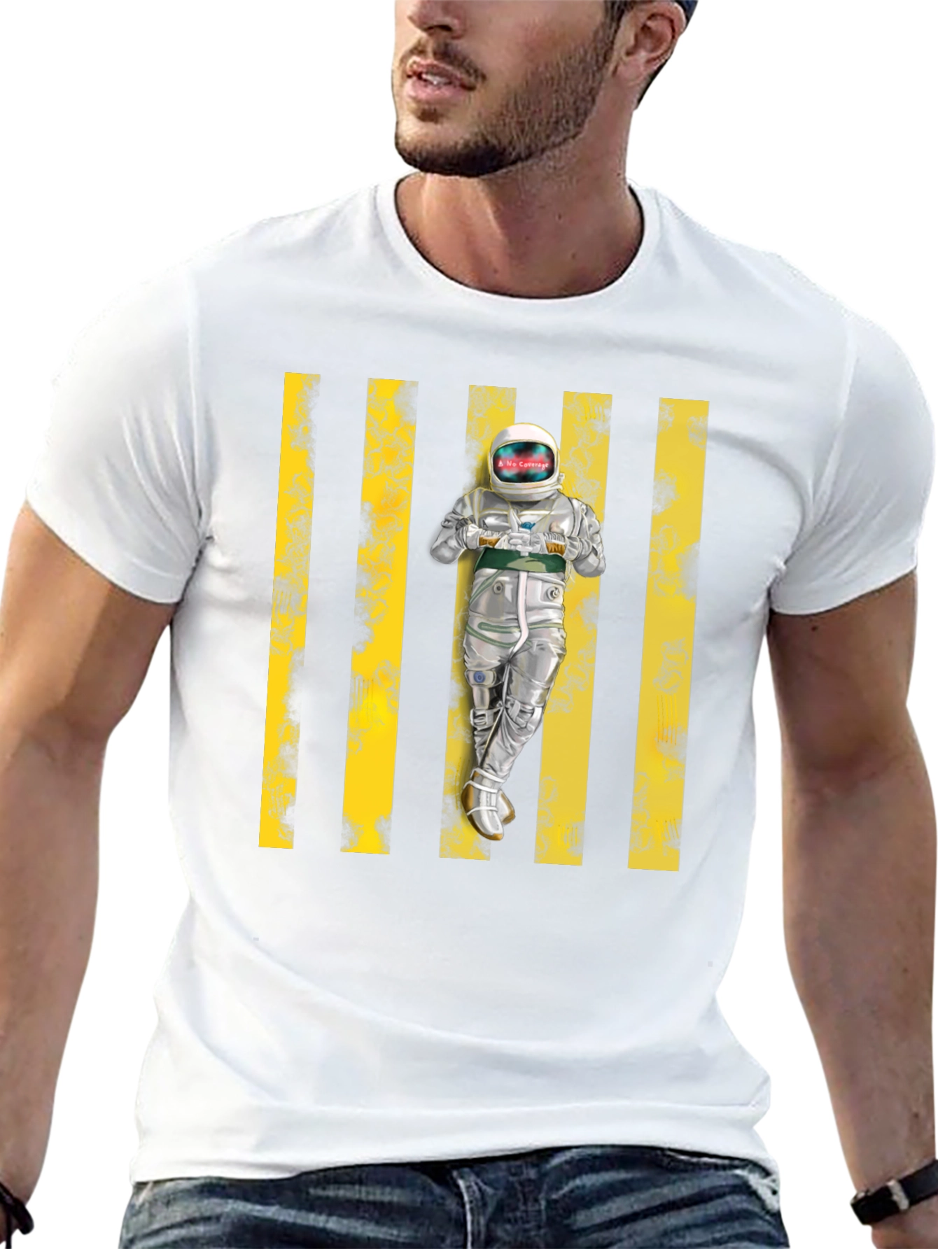 Astronaut Graphic T-Shirt - Unique Space Design