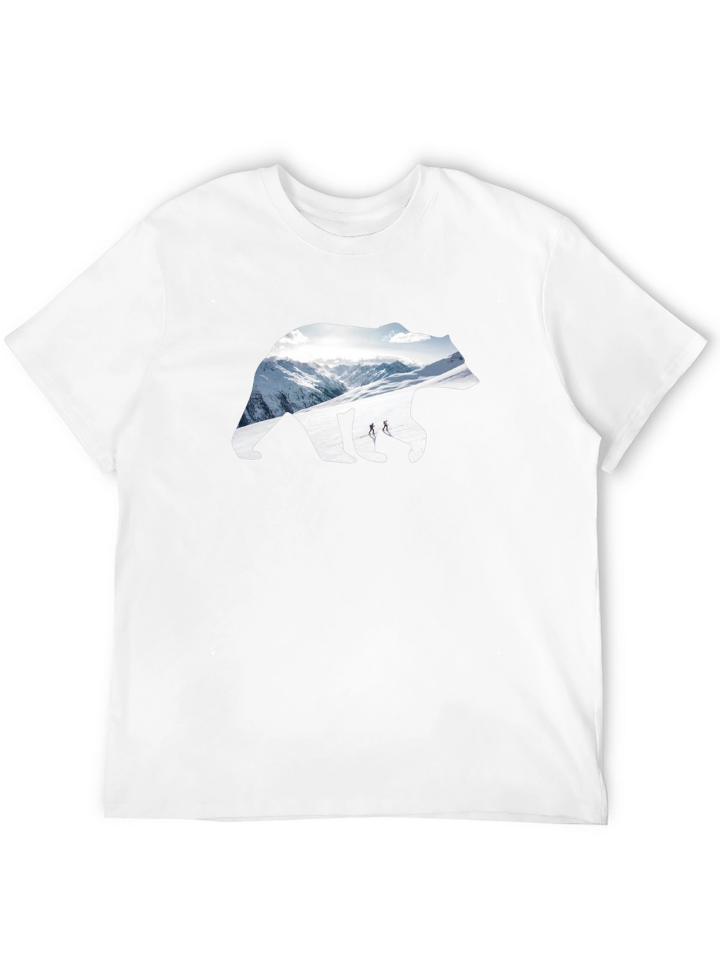 Bear Mountain Graphic Tee - Black Cotton Blend