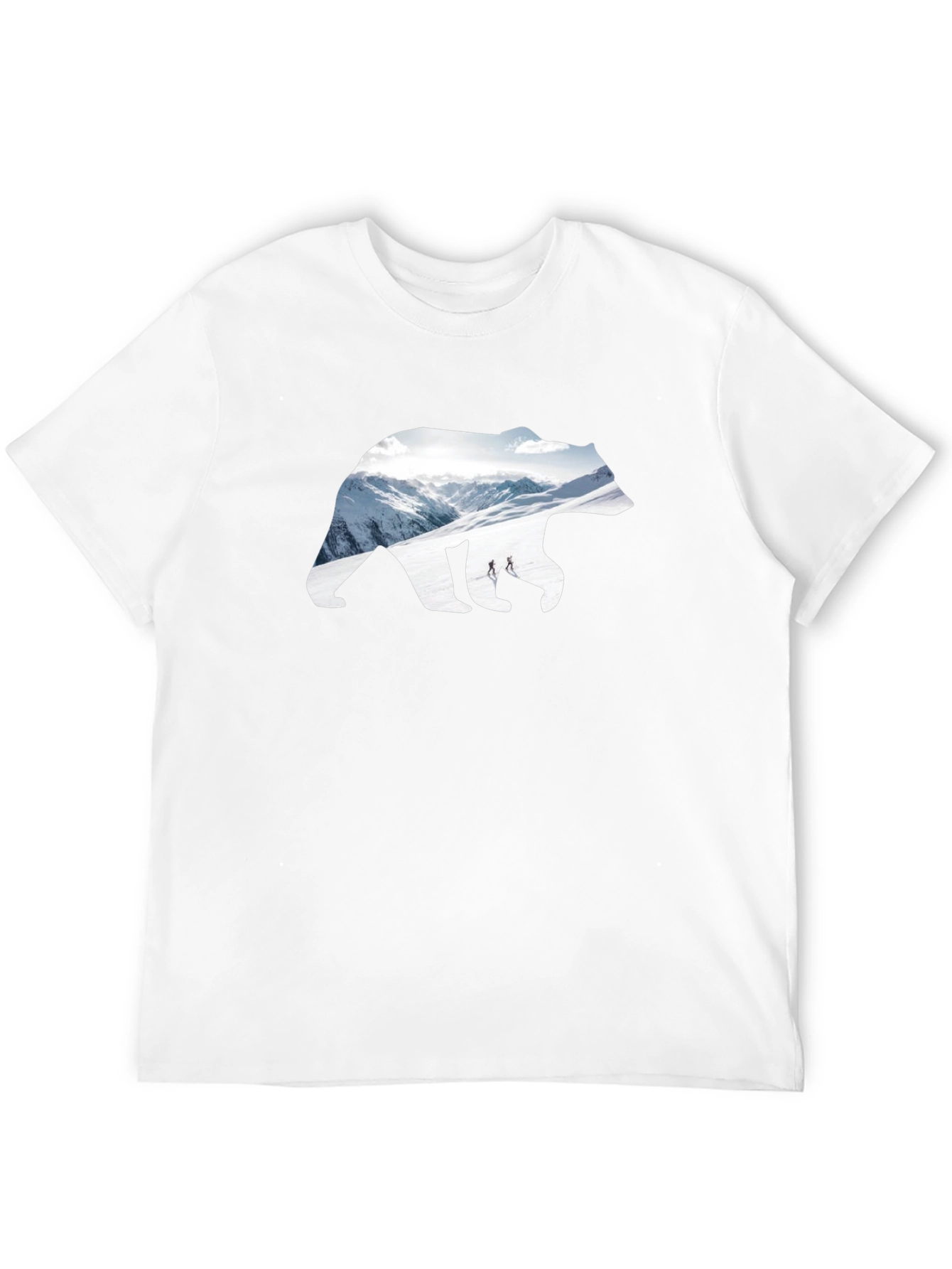 Bear Mountain Graphic Tee - Black Cotton Blend
