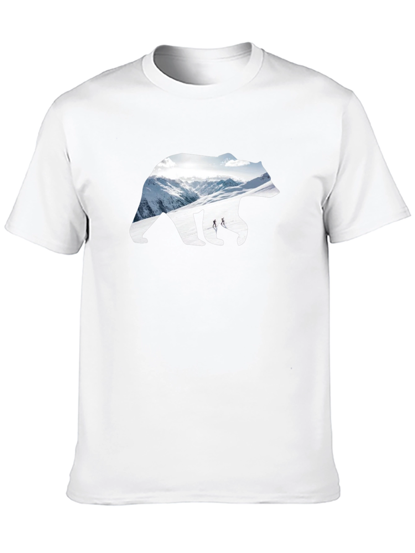Bear Mountain Graphic Tee - Black Cotton Blend