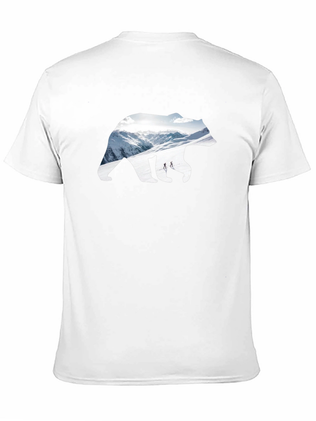 Bear Mountain Graphic Tee - Black Cotton Blend