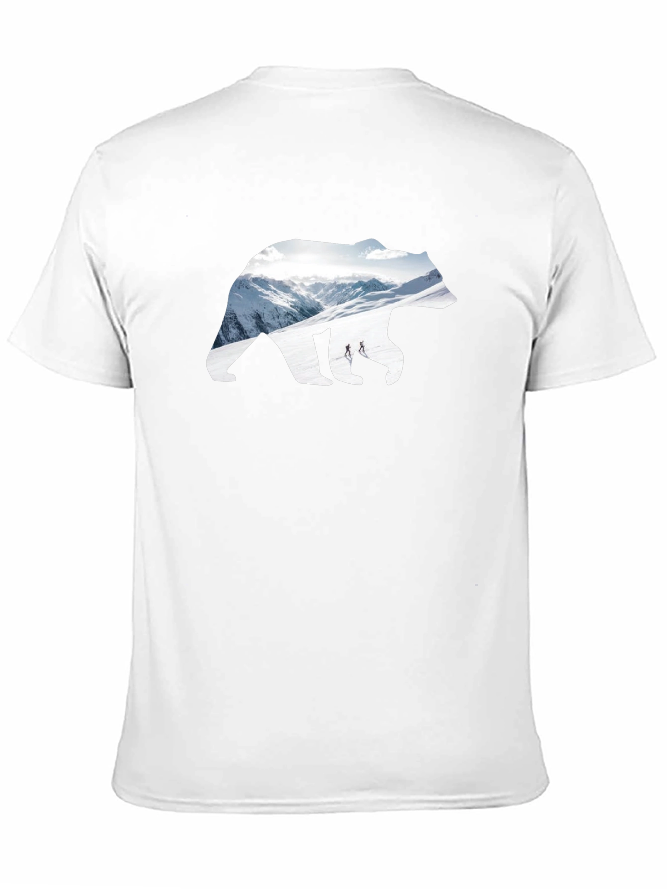 Bear Mountain Graphic Tee - Black Cotton Blend