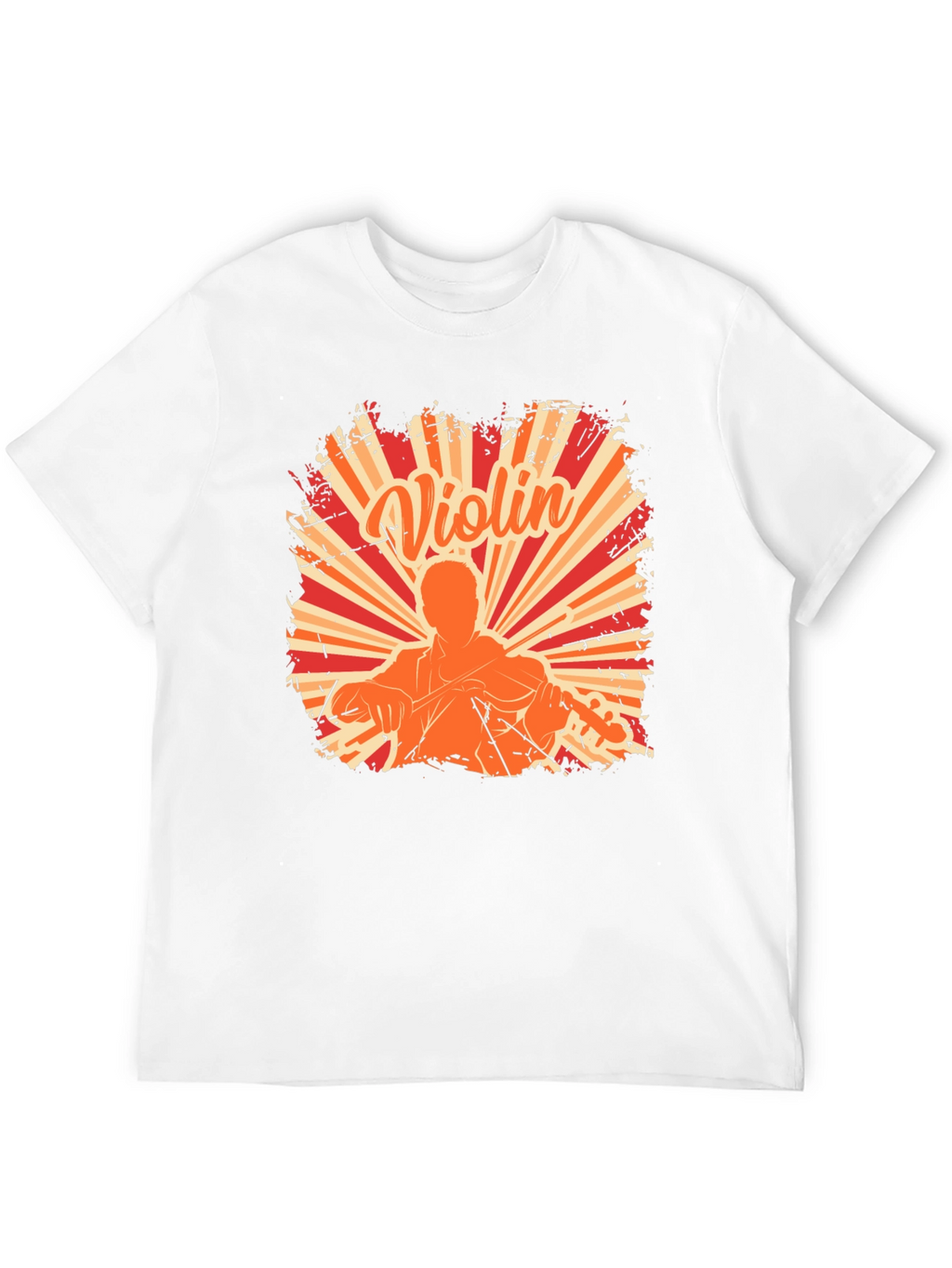 Violin Player Graphic Tee - Music Lover Shirt