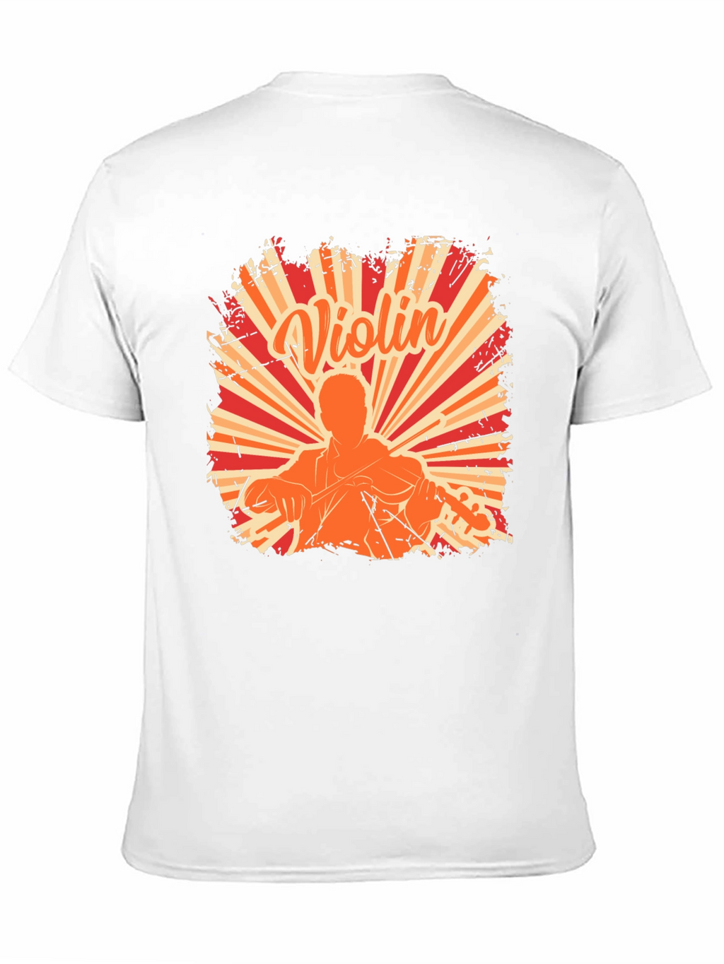 Violin Player Graphic Tee - Music Lover Shirt