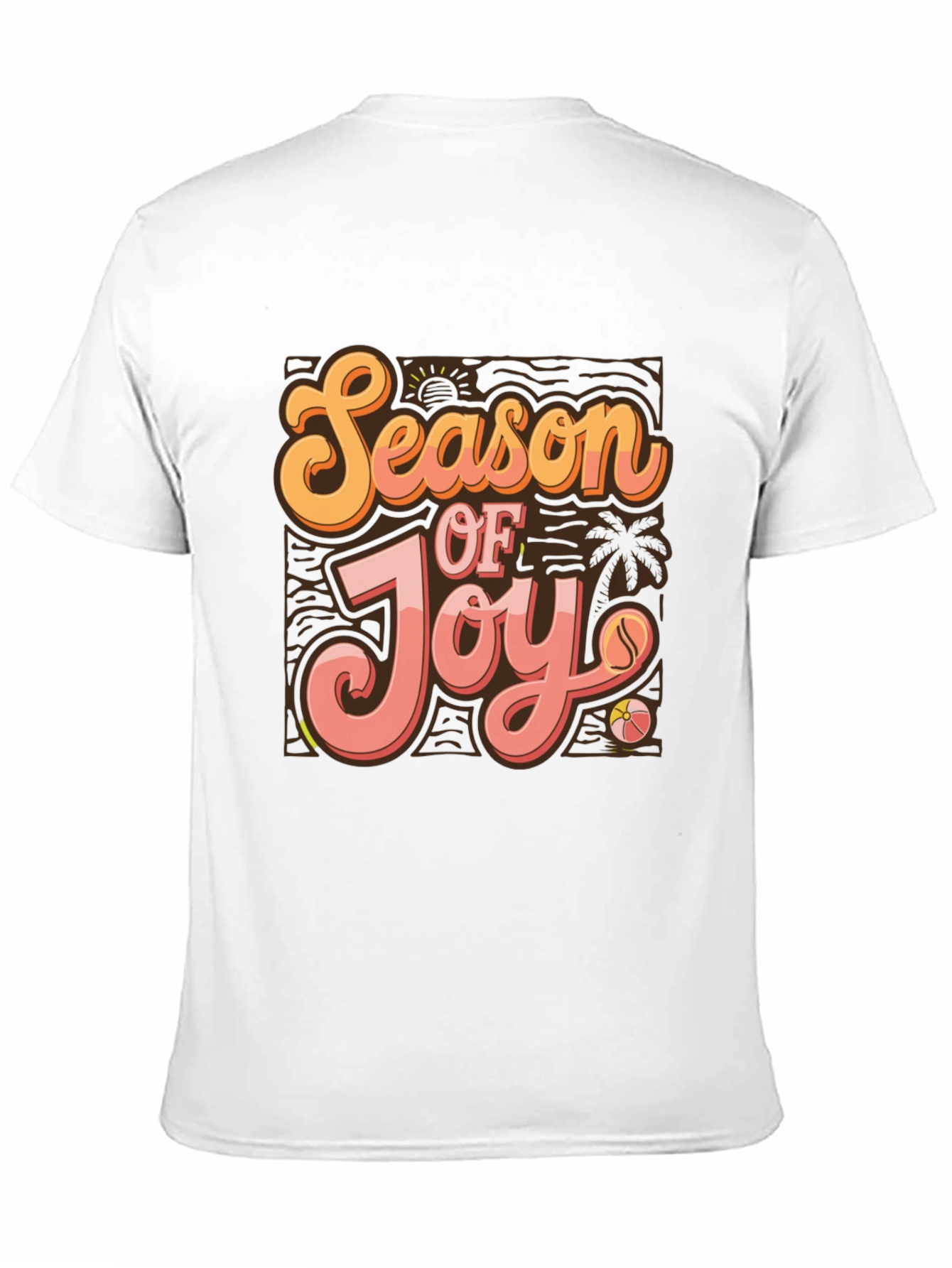 Season of Joy Black Graphic Tee