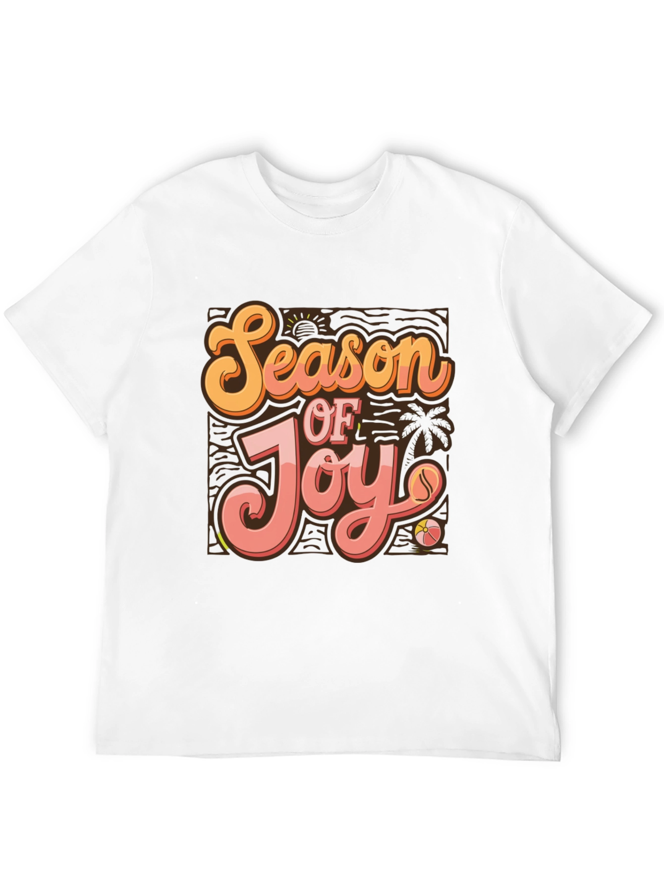 Season of Joy Black Graphic Tee