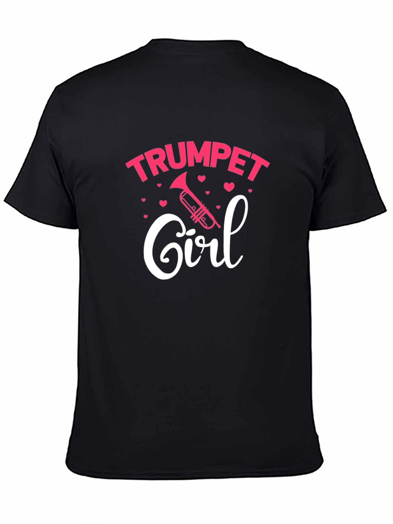 Trumpet Girl T-Shirt - Musical Gift for Women