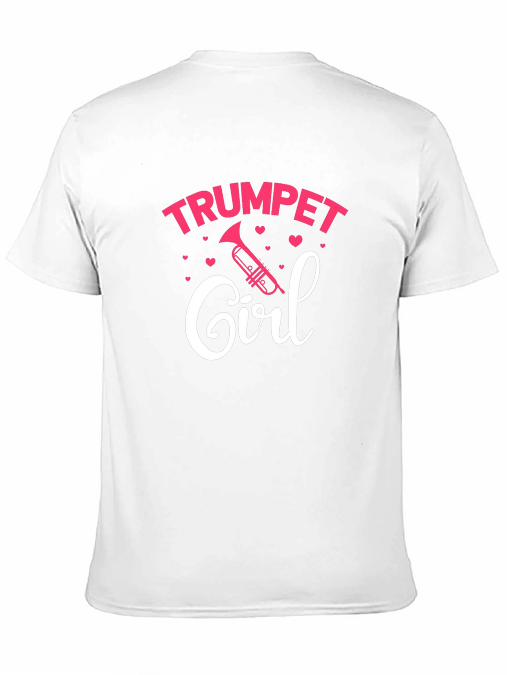 Trumpet Girl T-Shirt - Musical Gift for Women