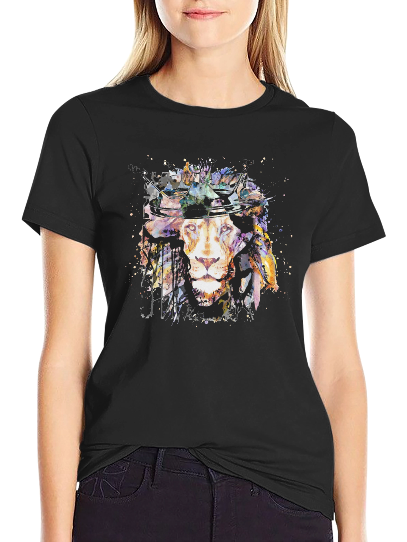 Lion King Crown Graphic T-Shirt