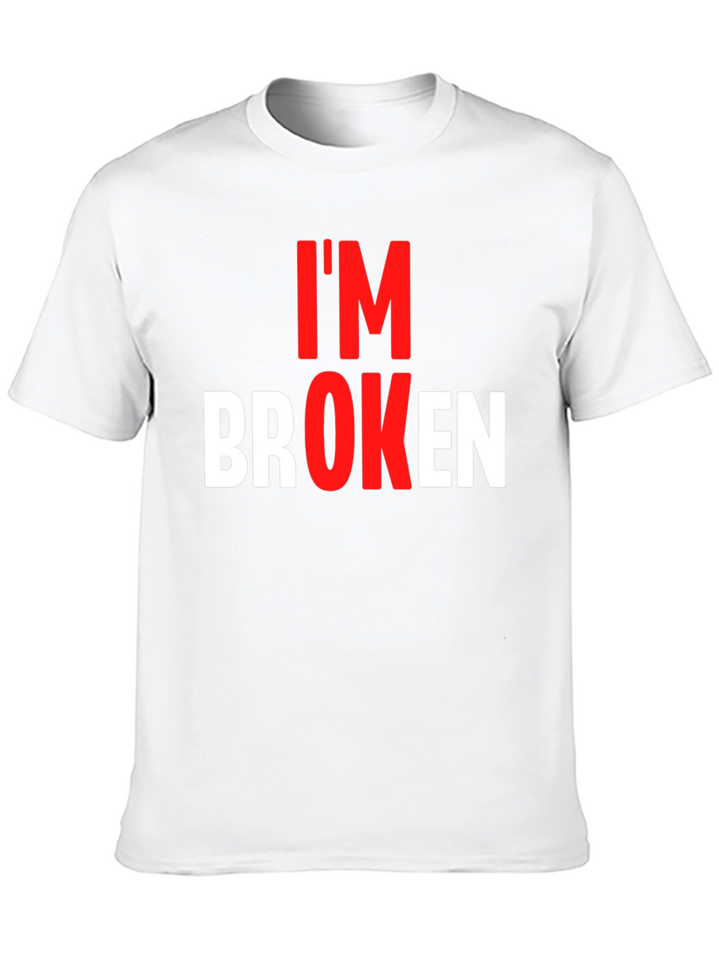 Im Broken Graphic Tee - Black T-Shirt