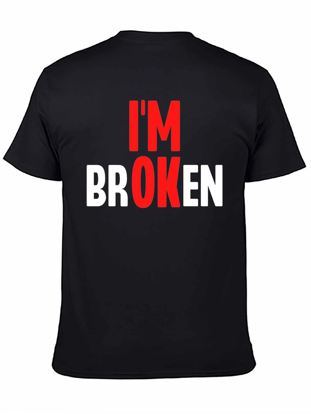 Im Broken Graphic Tee - Black T-Shirt
