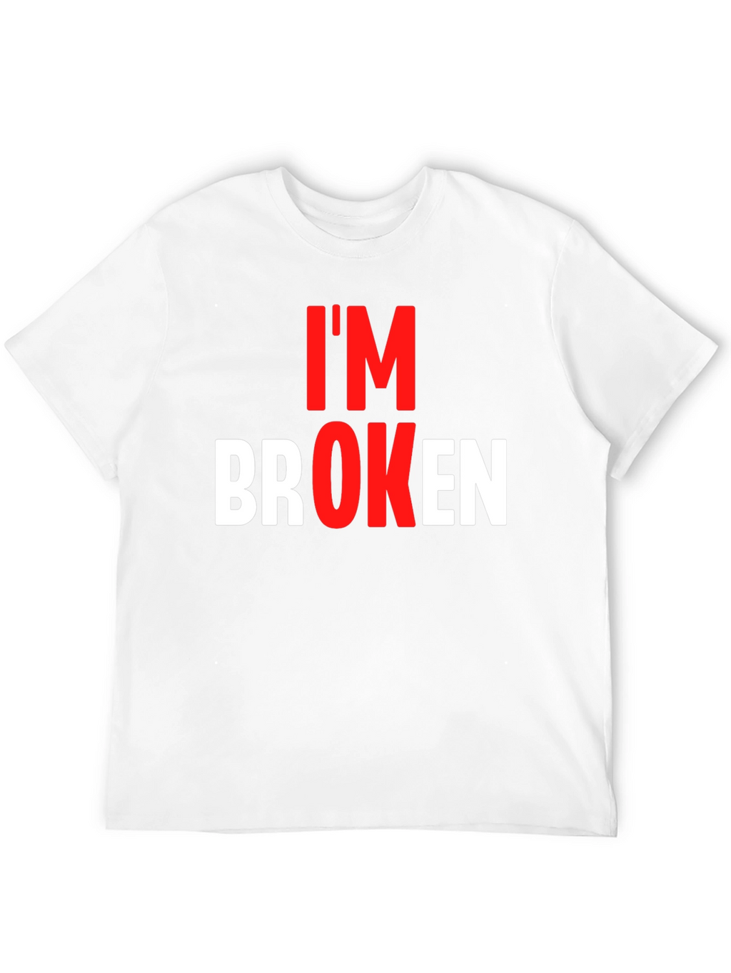 Im Broken Graphic Tee - Black T-Shirt