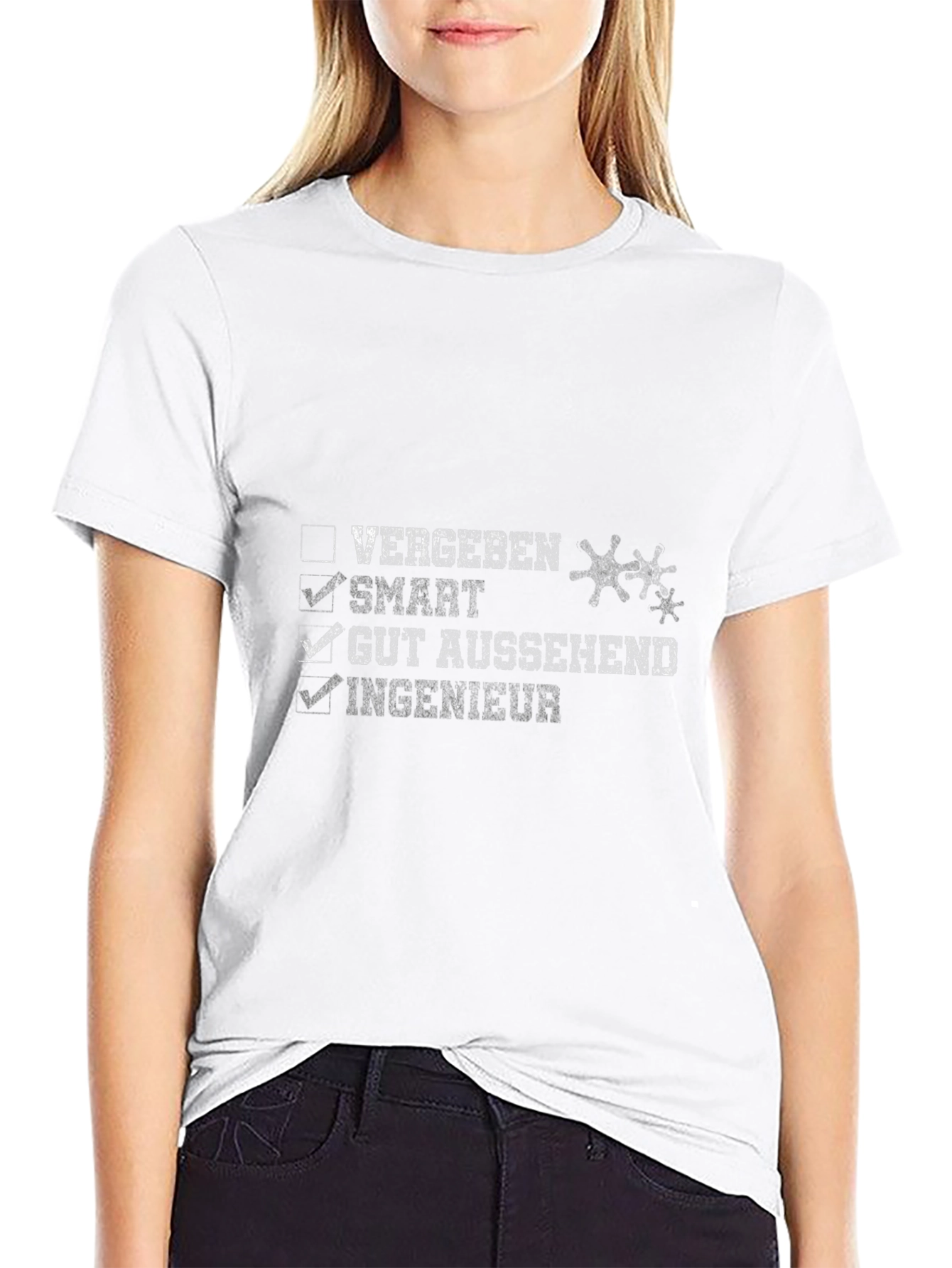Funny Engineer T-Shirt - Smart Good Looking Taken