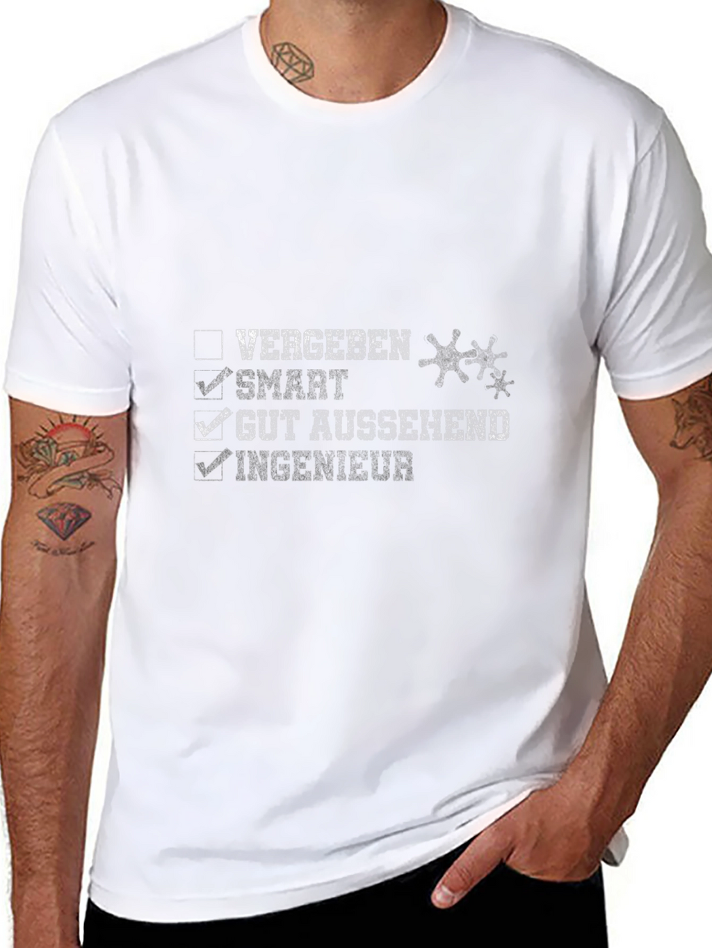 Funny Engineer T-Shirt - Smart Good Looking Taken