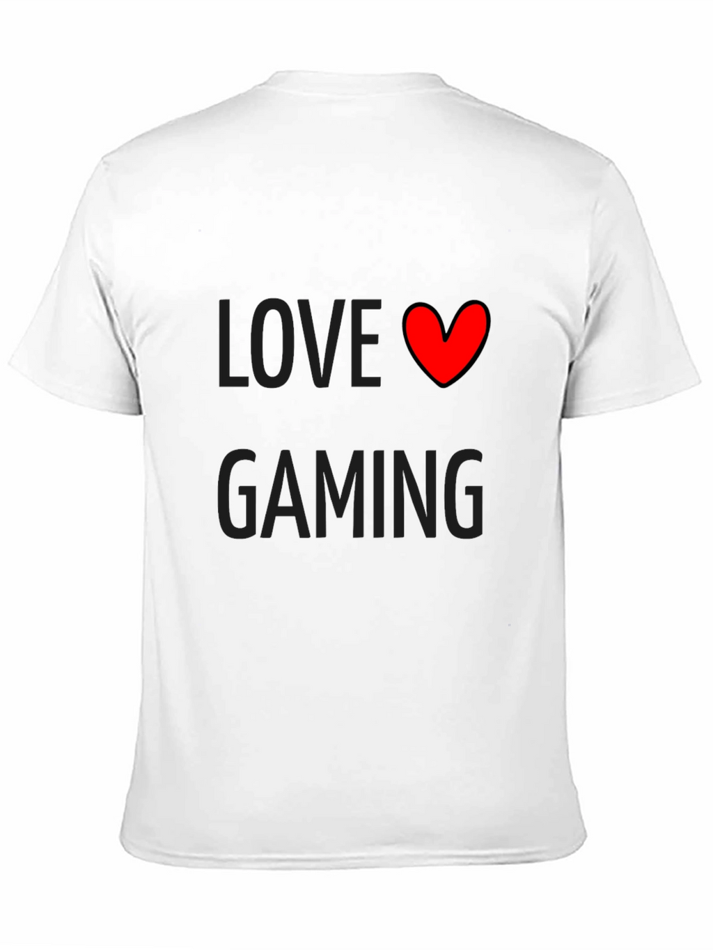 Love Gaming Black T-Shirt | Gamer Gift